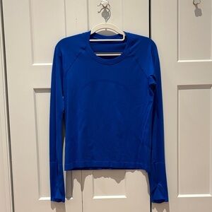 lululemon athletica Vibrant Blue Long Sleeve Top